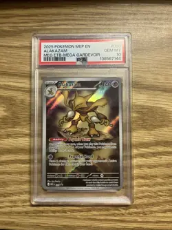 Pokemon Alakazam TCG Mega Evolution Promo PSA 10 - Image 1