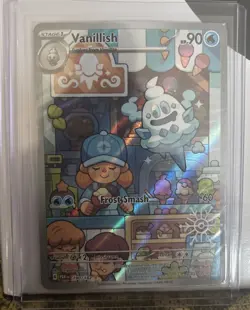 Vanillish Holiday Calendar 190/182 2025 Sealed Pokemon TCG Promo Snowflake - Image 1