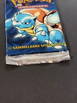 Pokemon 1st Edition Base Set Booster Pack SEALED Blastoise Artwork German - Image 4