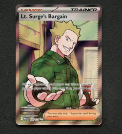 Lt. Surge's Bargain 170/132 Mega Evolution | Moderately Played | Pokemon TCG - Image 1