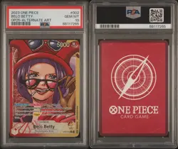 Belo Betty Leader Alt Art One Piece OP05-002 English PSA 10 Awakening of New Era - Image 3