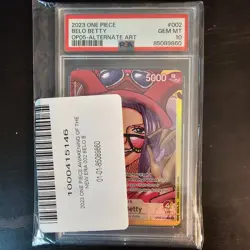 Belo Betty OP05-002 PSA 10 Alt Art Leader One Piece Awakening Of The New Era #1 - Image 1
