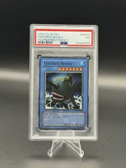 Fortress Whale TP7-EN003 Super Rare Tournament Pack 7 🔥 PSA 7 NM 🔥 - Image 1