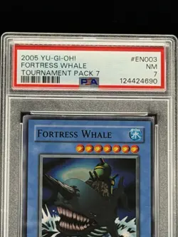 Fortress Whale TP7-EN003 Super Rare Tournament Pack 7 🔥 PSA 7 NM 🔥 - Image 2