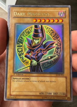 Dark Magician LOB-005 The Legend of Blue Eyes White Dragon 1st Edition w/ Video - Image 1