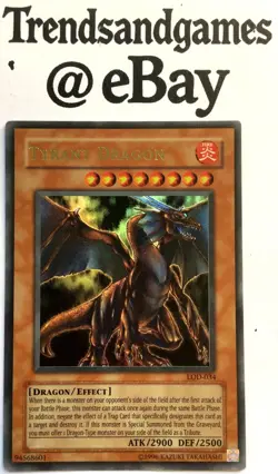YUGIOH - TYRANT DRAGON - LOD-034 - ULTRA RARE - NEAR MINT - LEGACY OF DARKNESS - Image 1