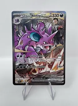 Team Rocket's Nidoking ex 233/182 Sv10: Destined Rivals Pokemon TCG (NM) - Image 1