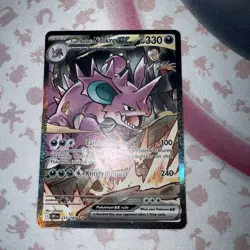 2025 Pokemon Destined Rivals DRI 233/182 Team Rocket's Nidoking ex SIR NM - Image 1