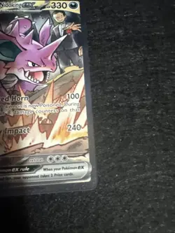 Pokemon TCG Team Rocket’s Nidoking EX 233/182 Destined Rivals SIR NM/M - Image 3