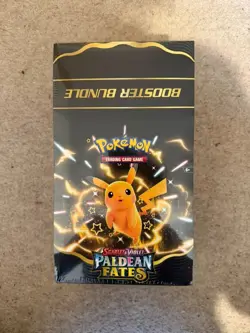 Pokemon Paldean Fates Booster Bundle Display Case Sealed No Rips Acrylic Case - Image 2