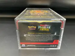 Pokemon TCG S&V Paldean Fates Booster Bundle Display SEALED w/Acrylic Case - Image 4