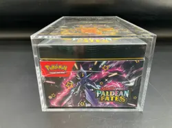 Pokemon TCG S&V Paldean Fates Booster Bundle Display SEALED w/Acrylic Case - Image 5
