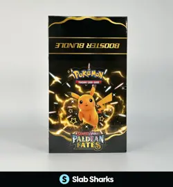POKEMON TCG SCARLET & VIOLET PALDEAN FATES SEALED BOOSTER BUNDLE DISPLAY CASE - Image 1