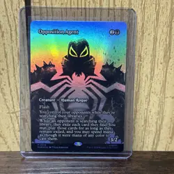 MTG Spider-Man Opposition Agent (Borderless) Eternal-Legal Foil - Image 1