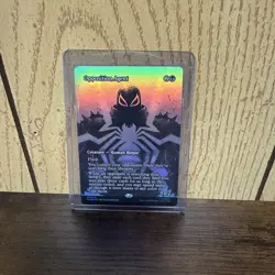 MTG Opposition Agent Spider-Man Eternal-Legal Borderless Foil - Image 1