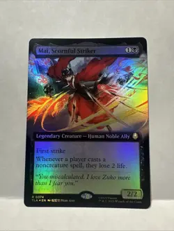 Mai, Scornful Striker (Extended Art) Avatar: The Last Airbender Foil - Image 1