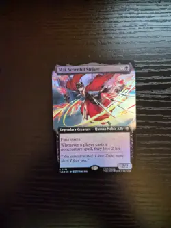 MTG Avatar: The Last Airbender - Mai, Scornful Striker #374 - Extended Art Foil - Image 1