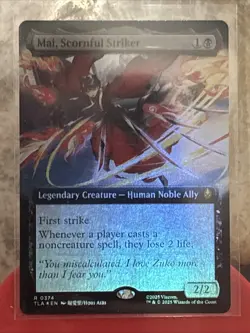 Mai, Scornful Striker (Extended Art) Avatar: The Last Airbender Foil - Image 1