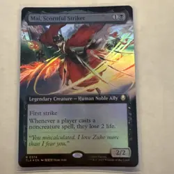 MTG Mai Scornful Striker Extended Art Legal Foil Avatar The Last Airbender - Image 1
