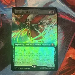 Mai, Scornful Striker Extended Art Foil Avatar The Last Airbender MTG TLA #0374 - Image 1