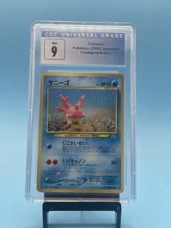 2000 POKEMON JAPANESE CROSSING THE RUINS... CORSOLA CGC 9 - Image 1