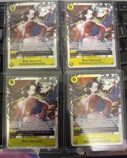 Boa Hancock OP14-112 SR - One Piece Card Game English SR LOT X 4 - Image 1