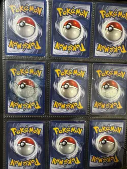 Vintage Pokemon Binder Collection Lot Wotc 80 Cards Holos English Hp-Lp Base Set - Image 2