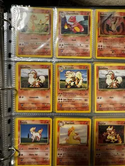 Vintage Pokemon Binder Collection Lot Wotc 80 Cards Holos English Hp-Lp Base Set - Image 3
