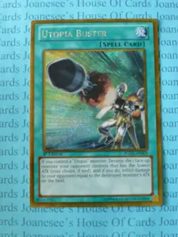 Utopia Buster PGLD-EN009 Gold Secret Rare Yu-Gi-Oh Card 1st Edition New - Image 1