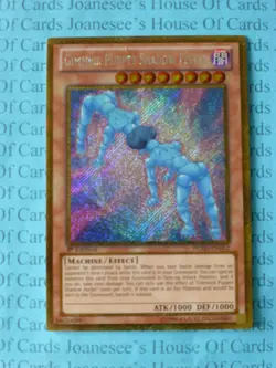 Gimmick Puppet Shadow Feeler PGLD-EN012 Gold Secret Rare Yu-Gi-Oh Card 1st New - Image 1