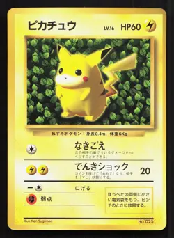 Ivy Pikachu No. 025 Corocoro Comics HP Japanese Pokemon Card TCG - Image 1