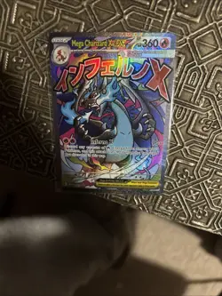 Mega Charizard x EX 023 Me: Mega Evolution Promo Holo Pokemon Card - Image 4