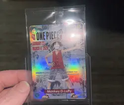 One Piece Monkey D. Luffy US Voyage College Basketball Promo Card SEALED - Image 1