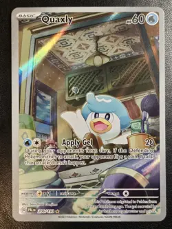 Quaxly 206/193 Paldea Evolved Illustration Rare Pokemon Card TCG - Image 1