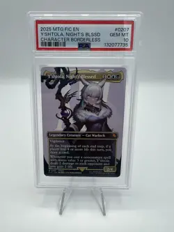 MTG Final Fantasy Y’Shtola Night’s Blessed Borderless PSA 10 - Image 1
