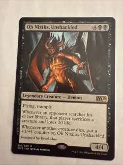 OB NIXILIS, UNSHACKLED x1 mtg LP-NM M15 Magic Core 2015 1 Rare - Image 1