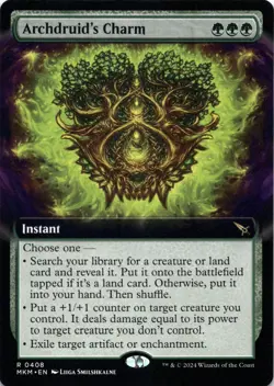 Archdruid's Charm (Extended Art) Murders at Karlov Manor Magic MTG NM - Image 1
