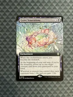MTG Grave Venerations #0029 Extended Art Rare Commander: Lorwyn Eclipsed (ECC) - Image 1