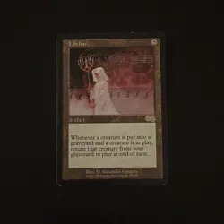 Magic The Gathering Urza's Saga Lifeline #299 Lightly played - Image 1