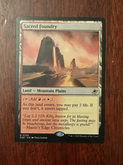 1x Sacred Foundry - Edge of Eternities - NM - MTG - Image 1