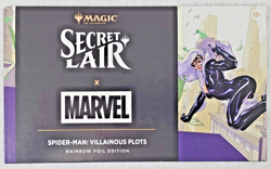 NEW - MTG Secret Lair x Marvel's Spider-Man Villainous Plots Rainbow Foil Magic - Image 1
