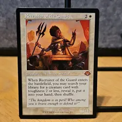 MTG Recruiter of the Guard (Retro Frame) Modern Horizons 3 Mythic Rare #395 NM - Image 1
