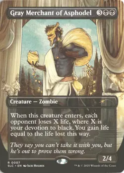 MTG Gray Merchant of Asphodel (0007) *Non-Foil* Secret Lair: Encyclopedia MT/NM - Image 1