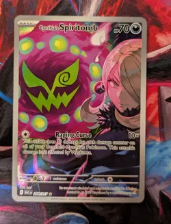 PSA Gem 10 Contender Cynthia's Spiritomb 244/217 Ascended Heroes Pokemon - Image 1