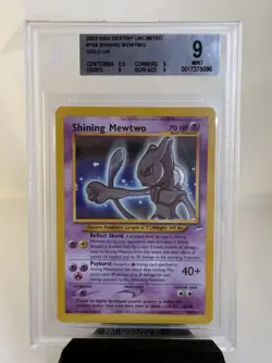 2002 POKEMON NEO DESTINY #109 SHINING MEWTWO BGS 9 - Image 1