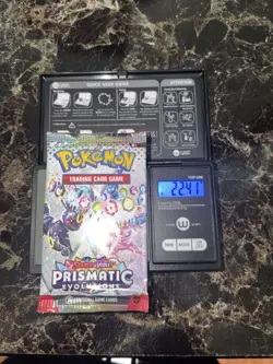 1 x HEAVY 22.41 gram Prismatic Evolutions Pack! Sealed! PRE S&V Pokemon TCG ENG - Image 1