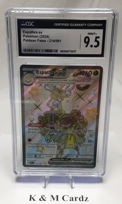 Pokemon - Espathra ex - 214/091 - Graded - CGC 9.5 - 2024 - Image 1