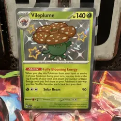 Pokemon TCG - Vileplume 094/091 Sv: Paldean Fates Shiny Rare Holo - NM - Image 1