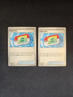 Lot of 2 - Ascended Heroes - Poke Pad 198 - Pokemon Trainer Item - NM - playset - Image 1