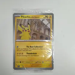 30 X Pikachu At The Museum, Pokemon X Natural History Museum Jumbo Promo - Image 1